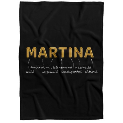 Deka 200 x 140 cm - GOLD - Martina