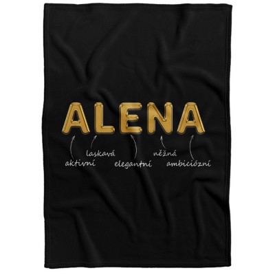 Deka 200 x 140 cm - GOLD - Alena