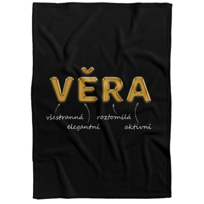 Deka 200 x 140 cm - GOLD - Věra