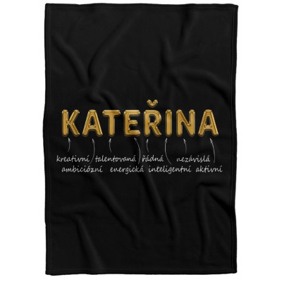 Deka 200 x 140 cm - GOLD - Kateřina