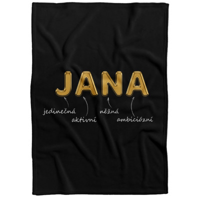 Deka 200 x 140 cm - GOLD - Jana