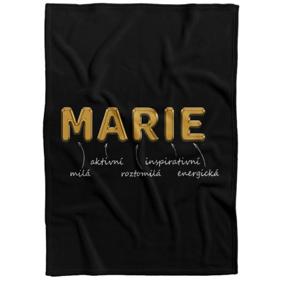 Deka 200 x 140 cm - GOLD - Marie