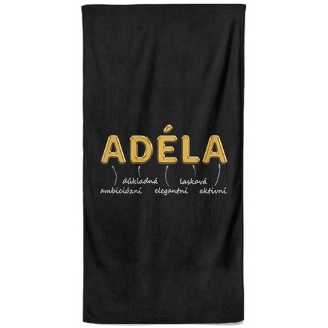 Osuška 140 x 70 cm - GOLD - Adéla ~ 1