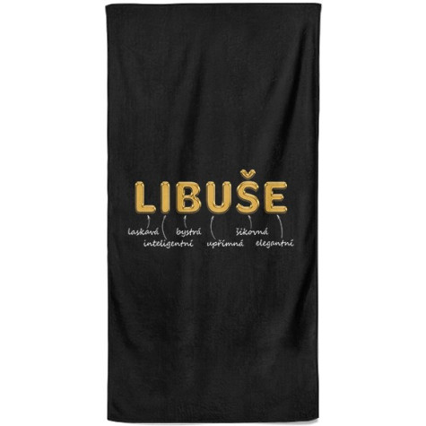 Osuška 140 x 70 cm - GOLD - Libuše ~ 1