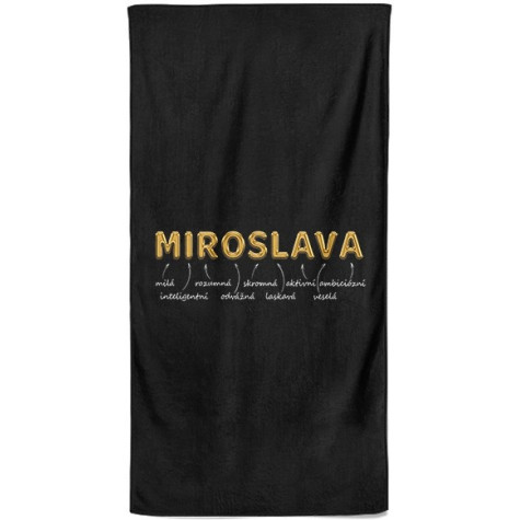 Osuška 140 x 70 cm - GOLD - Miroslava ~ 1