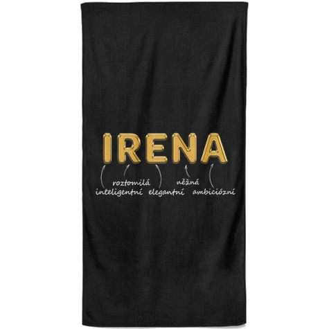 Osuška 140 x 70 cm - GOLD - Irena ~ 1