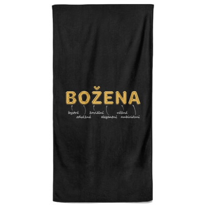 Osuška 140 x 70 cm - GOLD - Božena