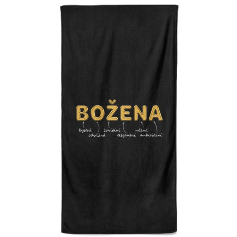 Osuška 140 x 70 cm - GOLD - Božena ~ 1