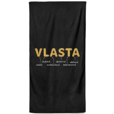 Osuška 140 x 70 cm - GOLD - Vlasta