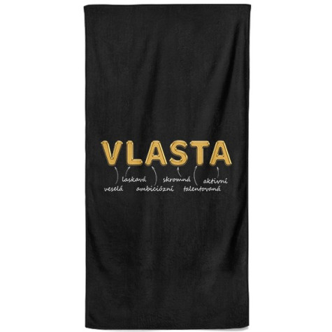 Osuška 140 x 70 cm - GOLD - Vlasta ~ 1