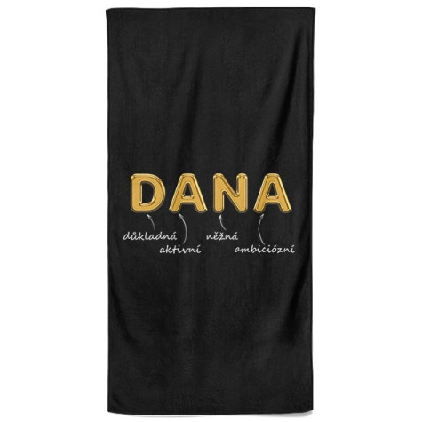 Osuška 140 x 70 cm - GOLD - Dana ~ 1