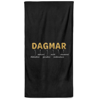 Osuška 140 x 70 cm - GOLD - Dagmar