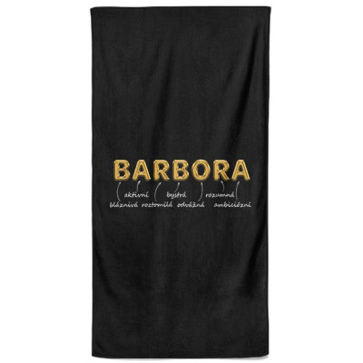 Osuška 140 x 70 cm - GOLD - Barbora