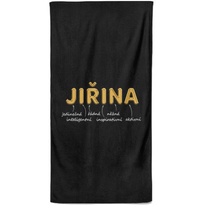 Osuška 140 x 70 cm - GOLD - Jiřina