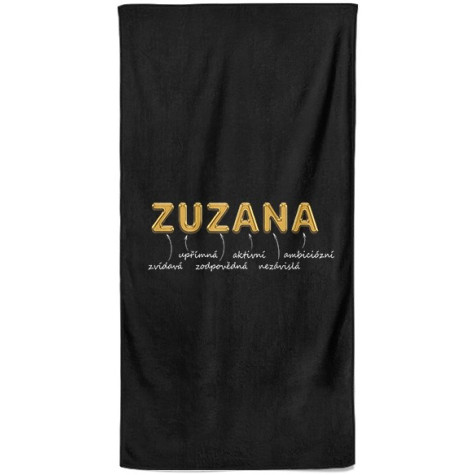 Osuška 140 x 70 cm - GOLD - Zuzana ~ 1