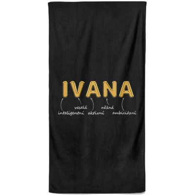 Osuška 140 x 70 cm - GOLD - Ivana