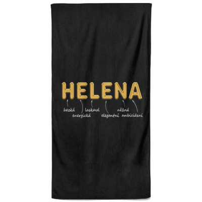 Osuška 140 x 70 cm - GOLD - Helena