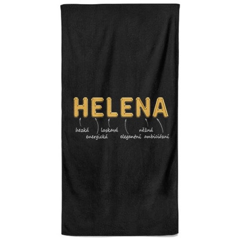 Osuška 140 x 70 cm - GOLD - Helena ~ 1