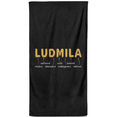 Osuška 140 x 70 cm - GOLD - Ludmila