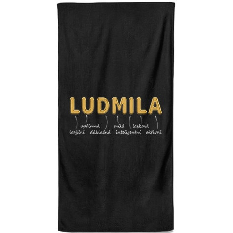 Osuška 140 x 70 cm - GOLD - Ludmila ~ 1