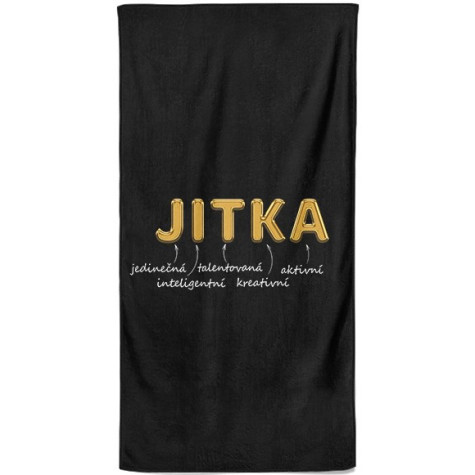 Osuška 140 x 70 cm - GOLD - Jitka ~ 1