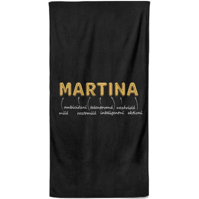 Osuška 140 x 70 cm - GOLD - Martina
