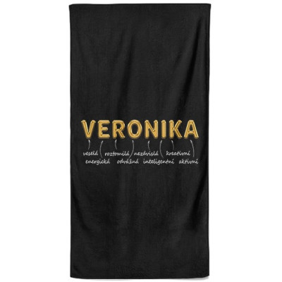 Osuška 140 x 70 cm - GOLD - Veronika