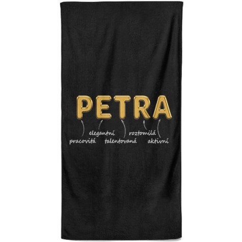 Osuška 140 x 70 cm - GOLD - Petra ~ 1