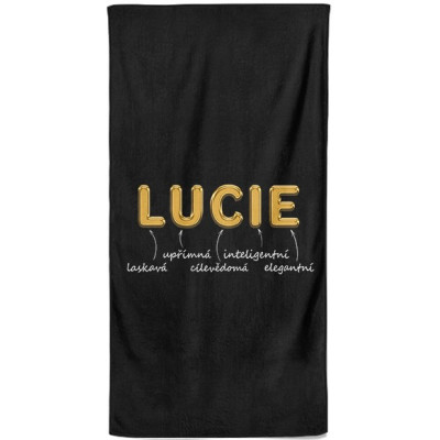 Osuška 140 x 70 cm - GOLD - Lucie