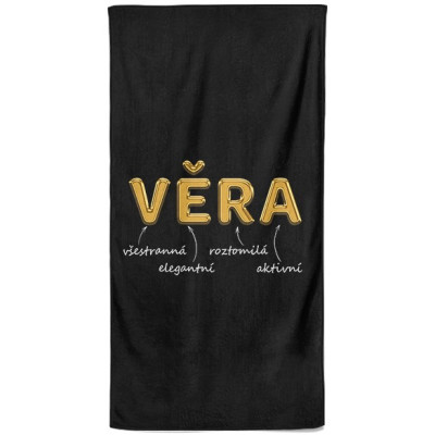 Osuška 140 x 70 cm - GOLD - Věra