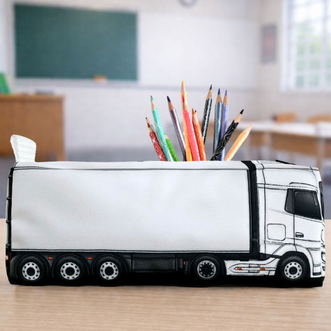 Penál Kamion bílý ~ 4