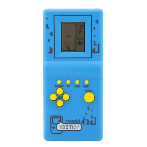 Digitální hra Padající kostky hlavolam na kartě - modrá ~ 1