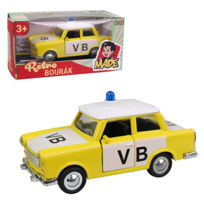 MaDe Auto retro Trabant VB kovový 12 cm