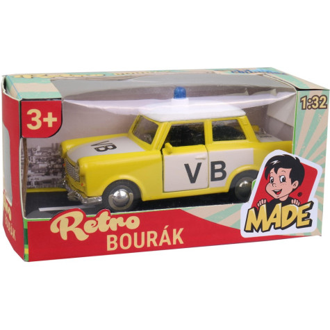 MaDe Auto retro Trabant VB kovový 12 cm ~ 3
