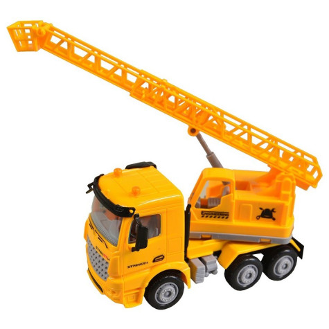 MaDe Auto stavební s plošinou na setrvačník 16 cm ~ 2