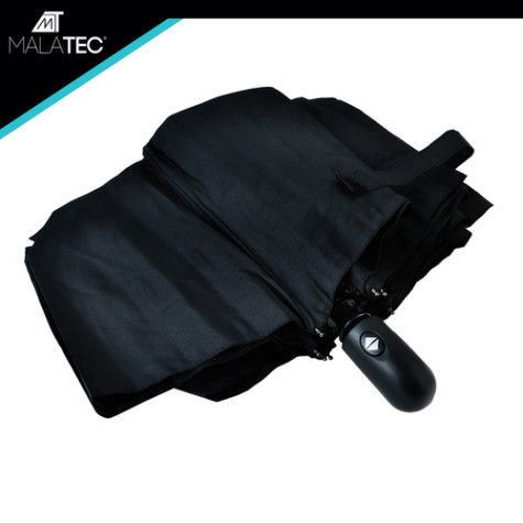 Skládací deštník vystřelovací 110 cm černý Malatec 3406 ~ 2
