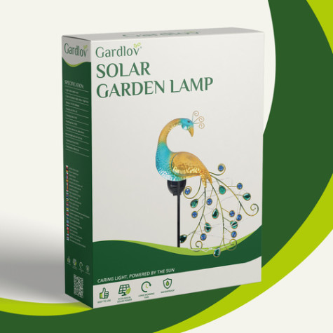 Solární lampa Páv 40 cm Gardlov 25281 ~ 10