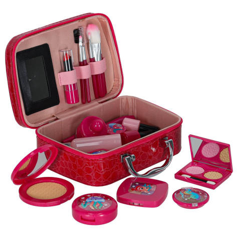 Dětský kosmetický kufr na líčení a nehty 22 ks růžový ~ 3