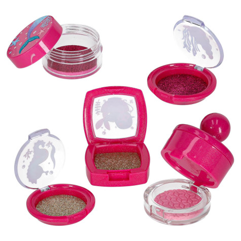 Dětský kosmetický kufr na líčení a nehty 22 ks růžový ~ 5