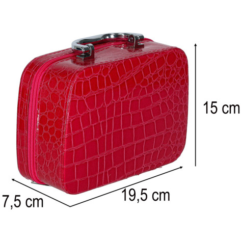 Dětský kosmetický kufr na líčení a nehty 22 ks růžový ~ 10