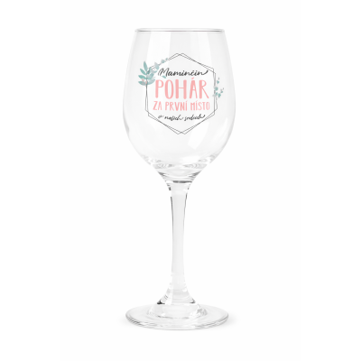 Sklenice na víno - Maminčin pohár