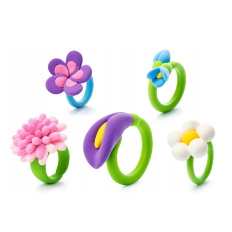 Hey Clay Bijou květinové prstýnky ~ 2