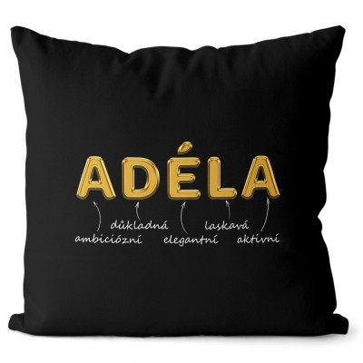 Polštář 40 x 40 cm - GOLD - Adéla