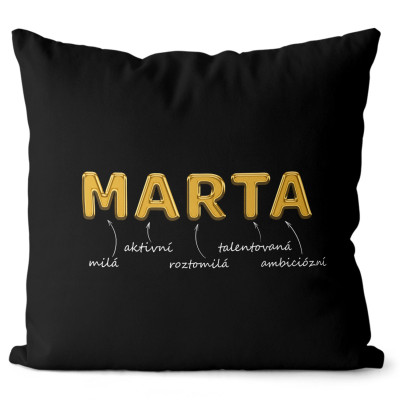 Polštář 40 x 40 cm - GOLD - Marta