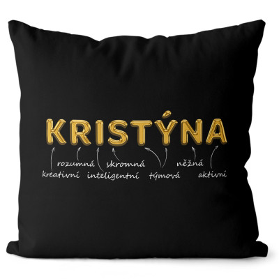 Polštář 40 x 40 cm - GOLD - Kristýna