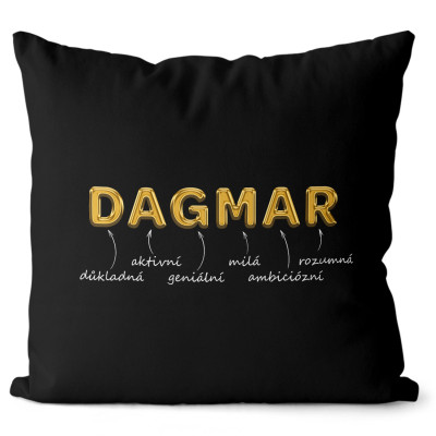 Polštář 40 x 40 cm - GOLD - Dagmar