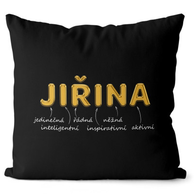 Polštář 40 x 40 cm - GOLD - Jiřina