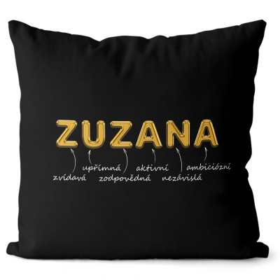 Polštář 40 x 40 cm - GOLD - Zuzana