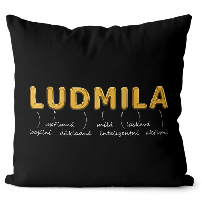 Polštář 40 x 40 cm - GOLD - Ludmila