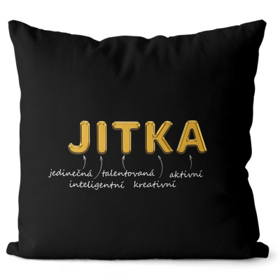 Polštář 40 x 40 cm - GOLD - Jitka